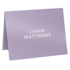 Tailored Name Folded Shimmer Note Cards Image 6 of 9